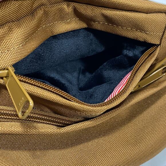 Herschel Pop Quiz Backpack Brown Black Camo Red Lining 15" Laptop 22 Liters New - Picture 5 of 9